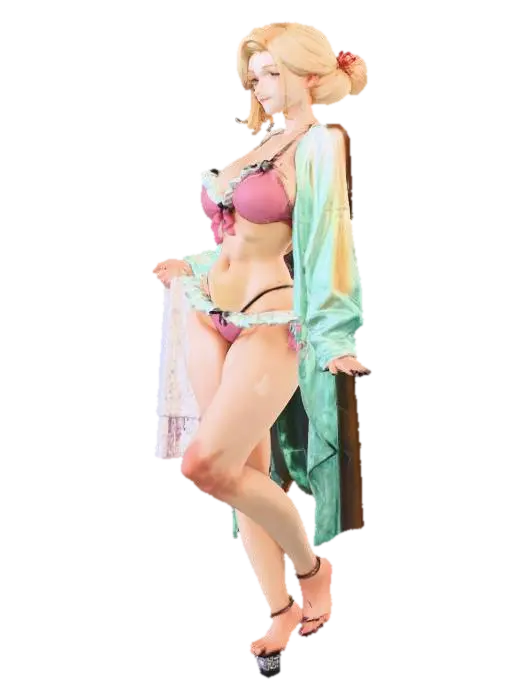 Modelo 3D de trained Sexy Blond - Model, gerado por IA