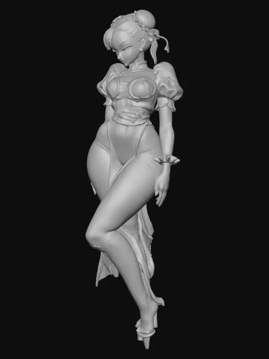 3D model for Chunli StreetFighter