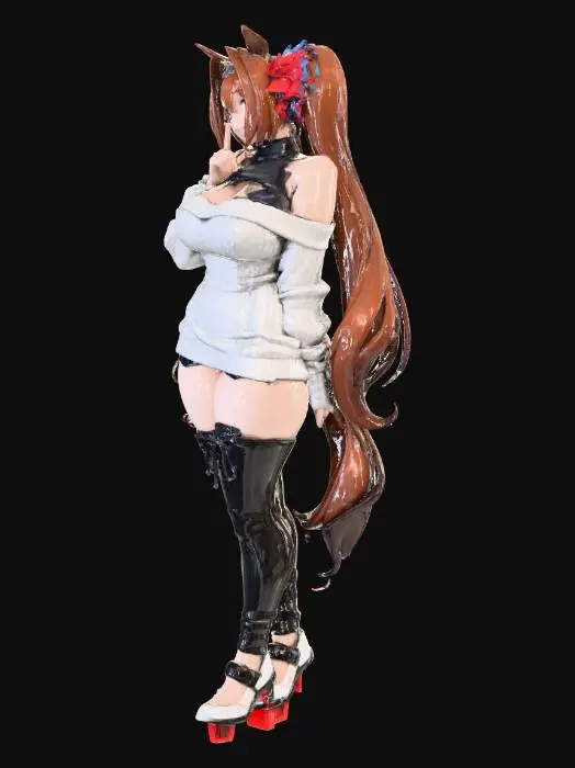 3D model for Daiwa Scarlet umamusume