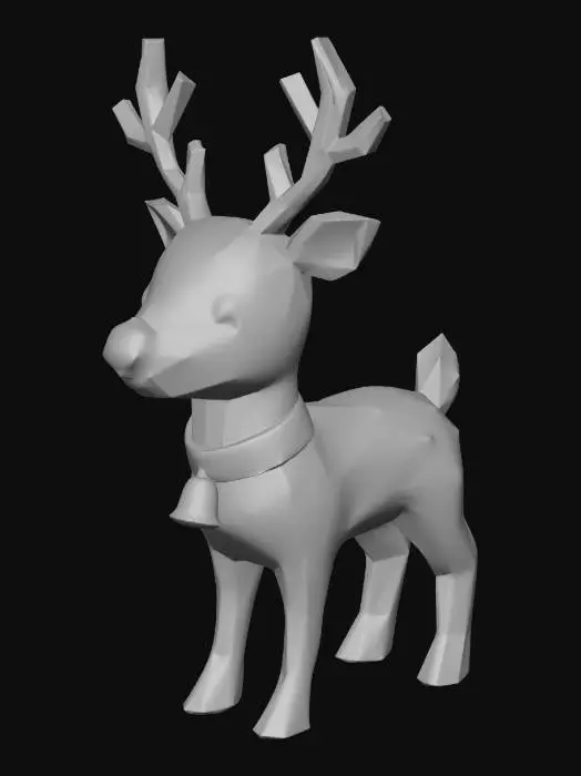 3D model for Rudolph Rendered, #Christmas2025#