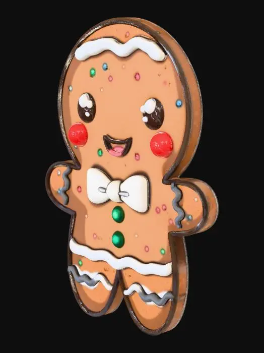 3D model for Gingerbread cuty