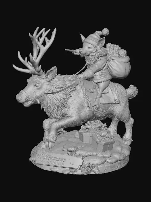 3D model for Reindeer Rider Adventure, #Christmas2025#