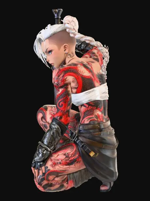 3D model for Warrior's Resolve