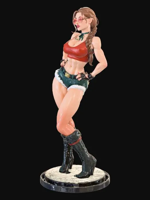 3D model for Lara Croft
