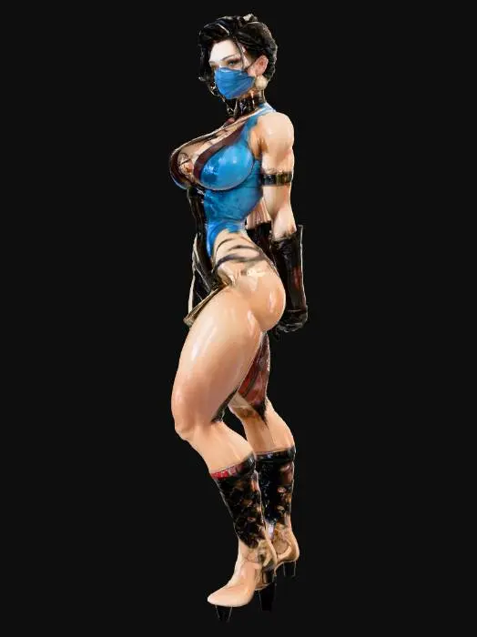 3D model for Moonlit Warrior