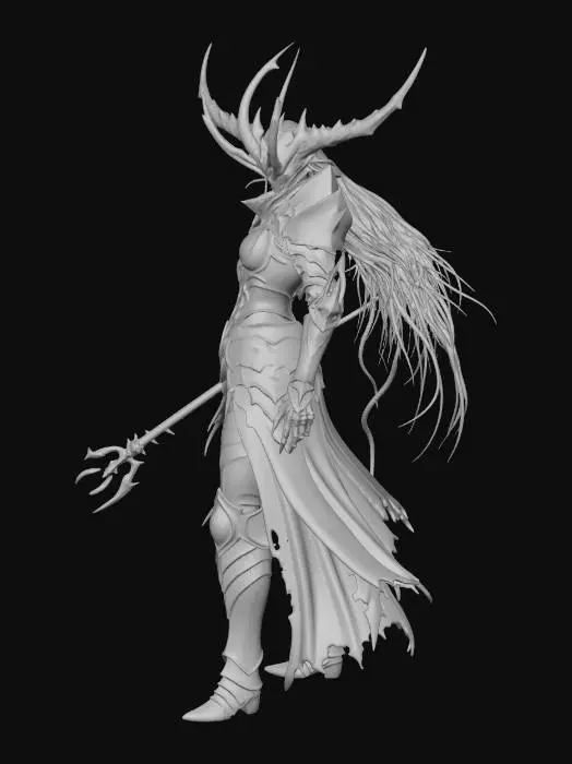 3D model for Death Goddess