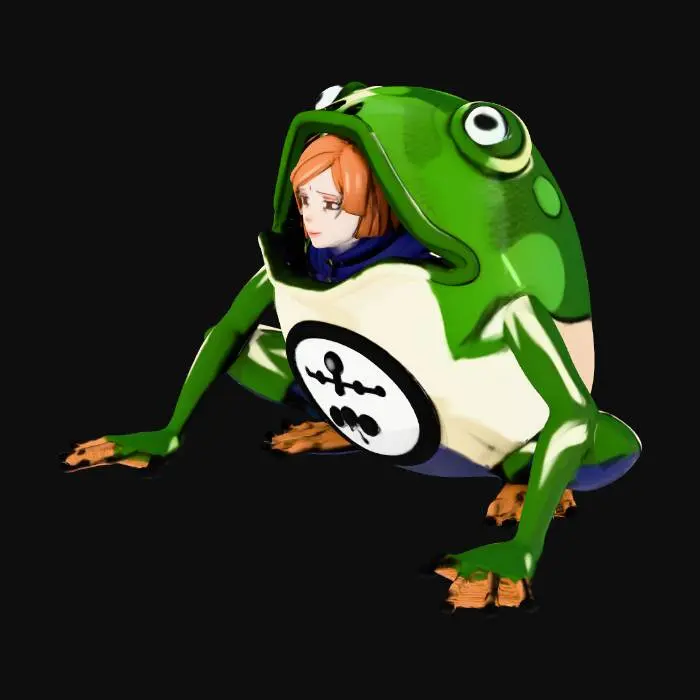 3D model for Frog Suit Frown