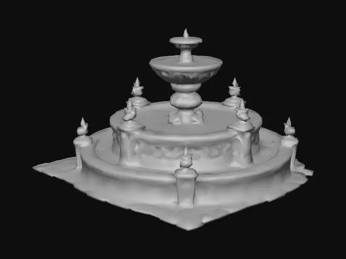 3D model for Ethereal Fountain