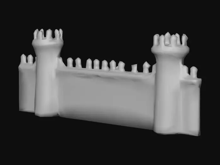 3D model for Fortress Wall