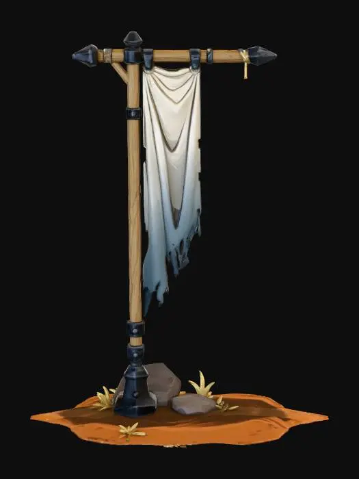 3D model for Desolate Bannerpost