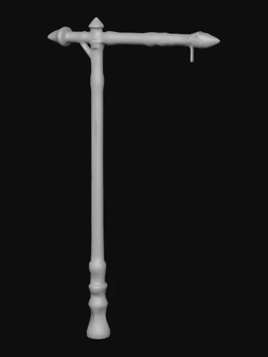 3D model for Wooden Road Signpost