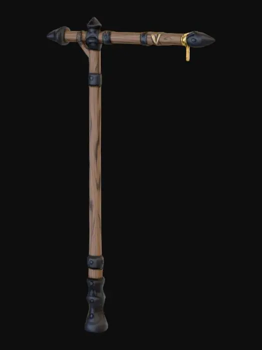 3D model for Wooden Road Signpost