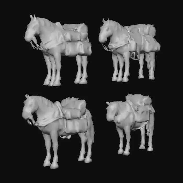 3D model for Packhorses in Gear