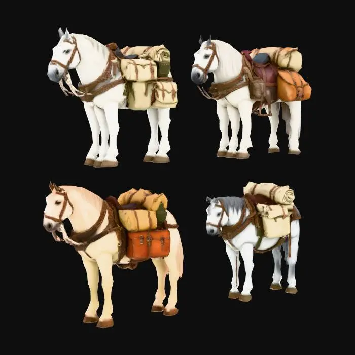 3D model for Packhorses in Gear
