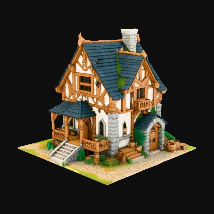 3D model for Medieval house