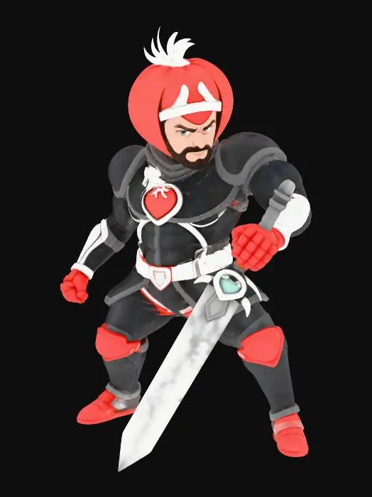 3D model for Tomato Warrior