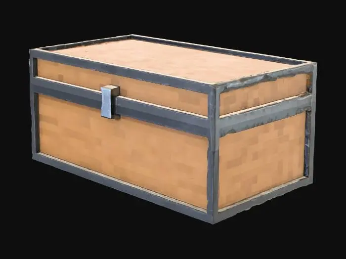 3D model for minecraft double chest