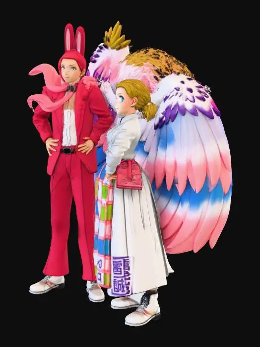 3D model for Manga Cover Art