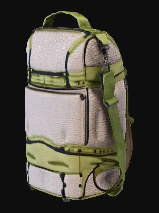 3D model for Olive Adventure Backpack