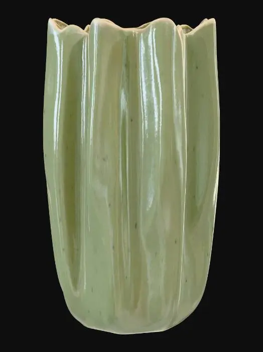 3D model for Emerald Fluted Vase