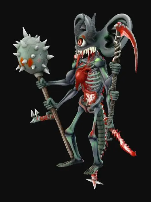 3D model for aiyarmainagadu  (nightmare reaper)