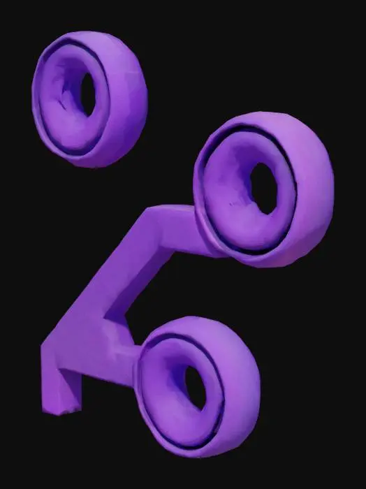 3D model for Abstract Purple Design