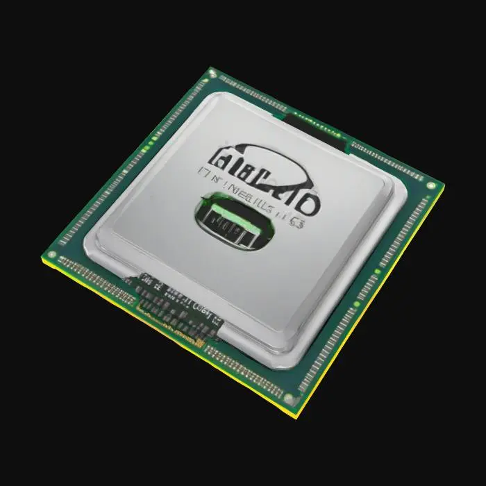 3D model for Intel Core i5 Processor