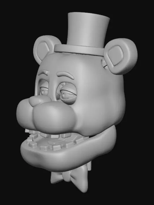 3D model for Animatronic Bear Head