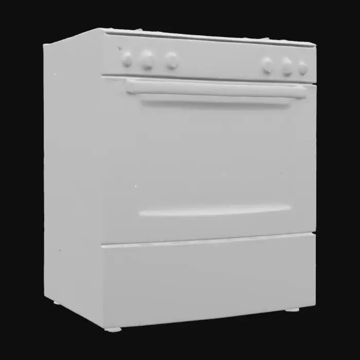 3D model for Stainless Steel Electric Stove