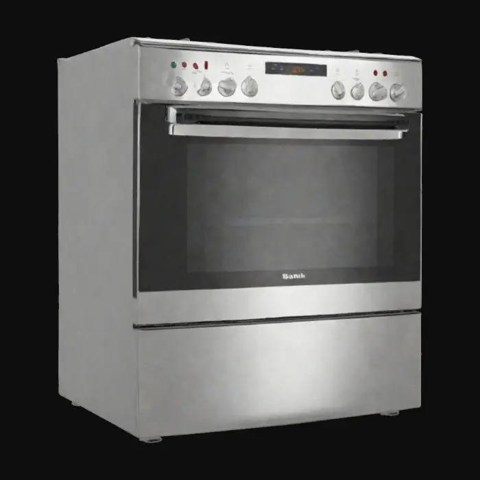 3D model for Stainless Steel Electric Stove