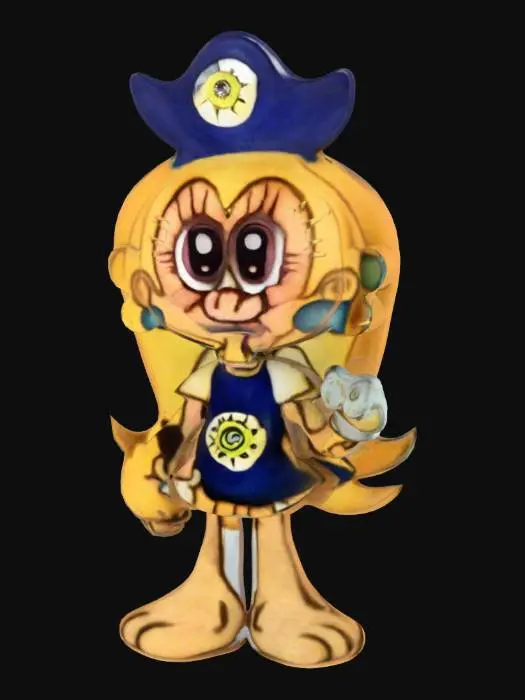 3D model for Miss Sunny the Playtime Pirate Girl