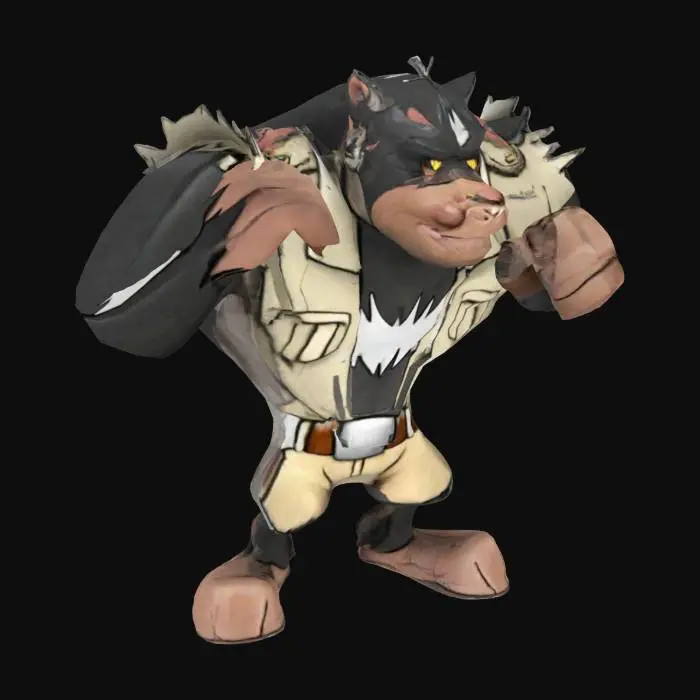 3D model for Ranger Ken the Tasmanian Devil Forest Ranger