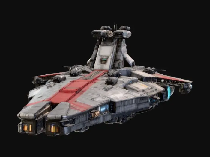 3D model for Star Cruiser Sentinel