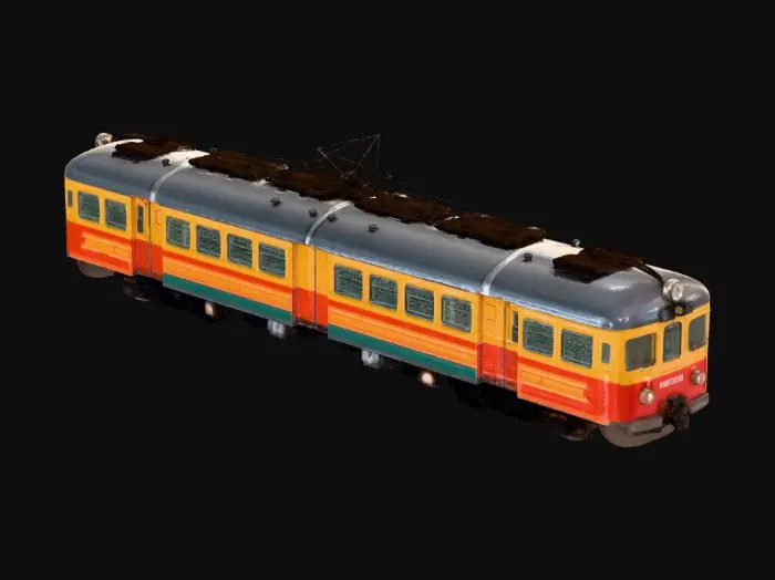 3D model for Mountain Train Journey