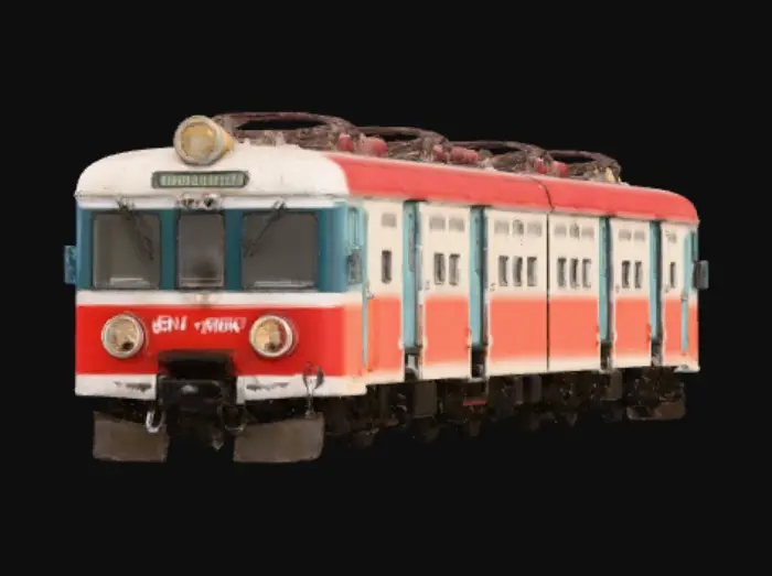 3D model for Train in the Countryside