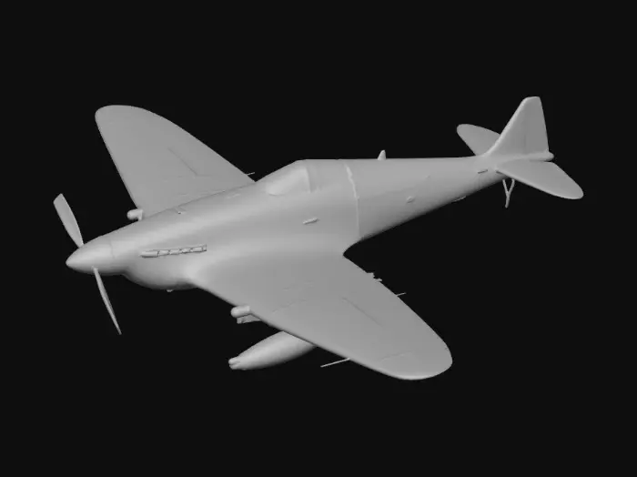 3D model for Spitfire Over the Clouds