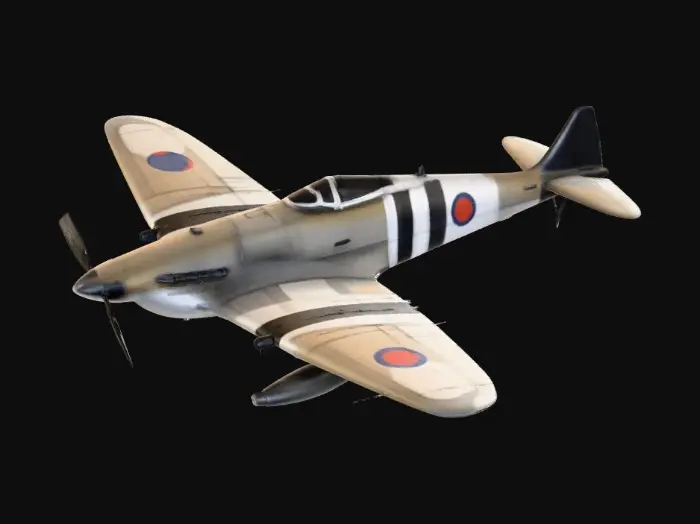 3D model for Spitfire Over the Clouds