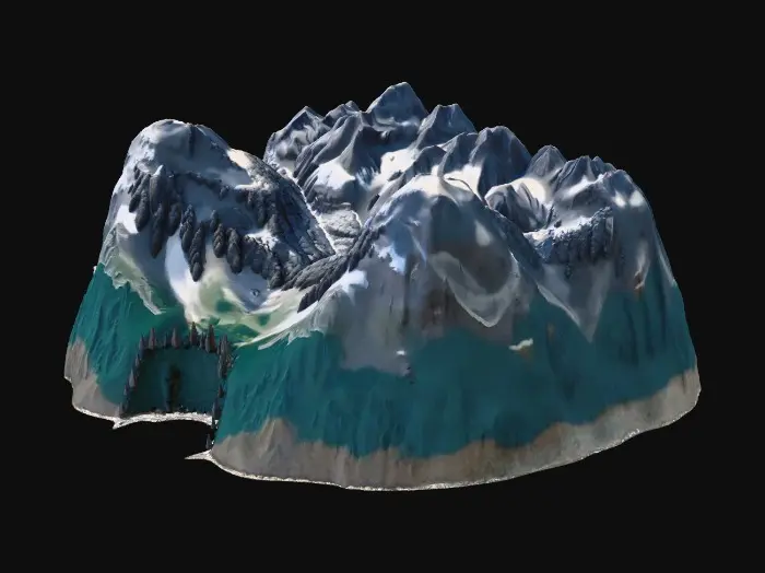 3D model for Alpine Majesty