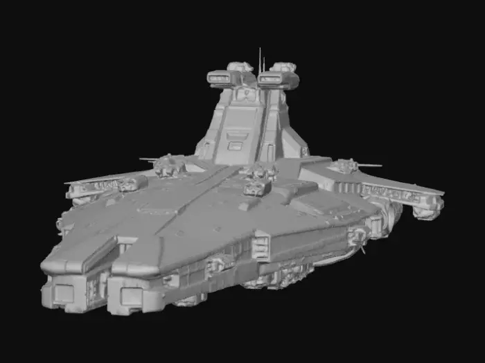 3D model for Star Cruiser Sentinel