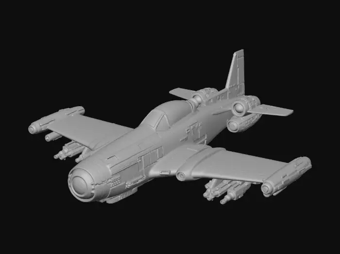 3D model for Starfighter Horizon