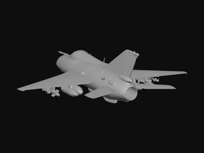 3D model for MiG-21