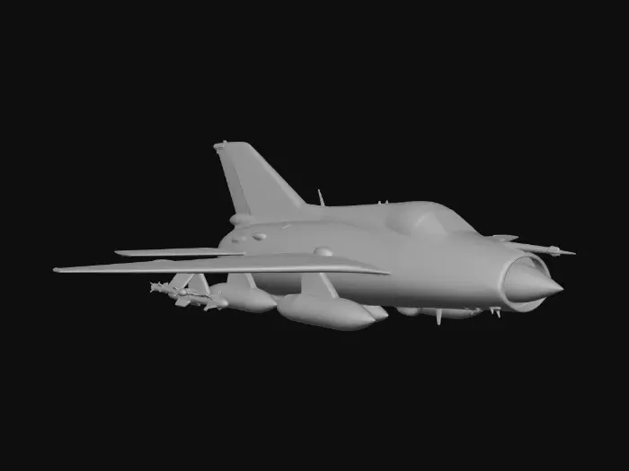 3D model for MiG-21