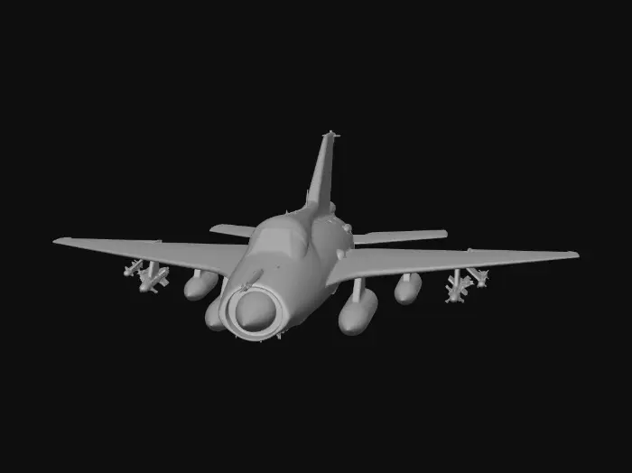 3D model for MiG-21