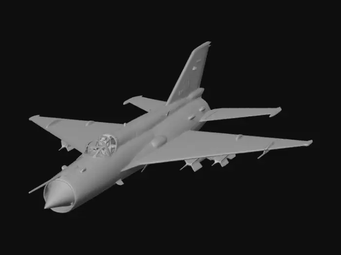 3D model for Fighter Jet in Flight