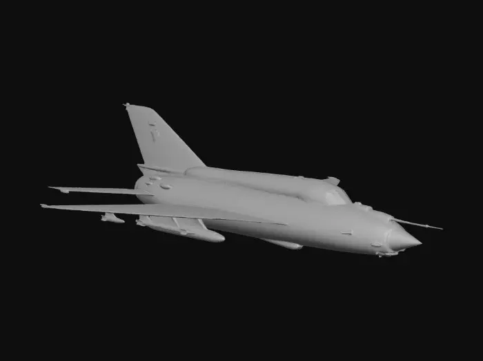 3D model for MiG-21 bis