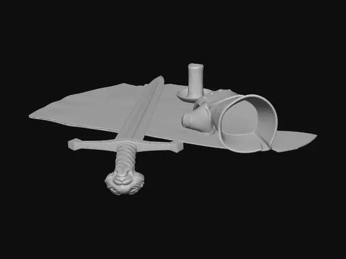 3D model for The Knight's Map