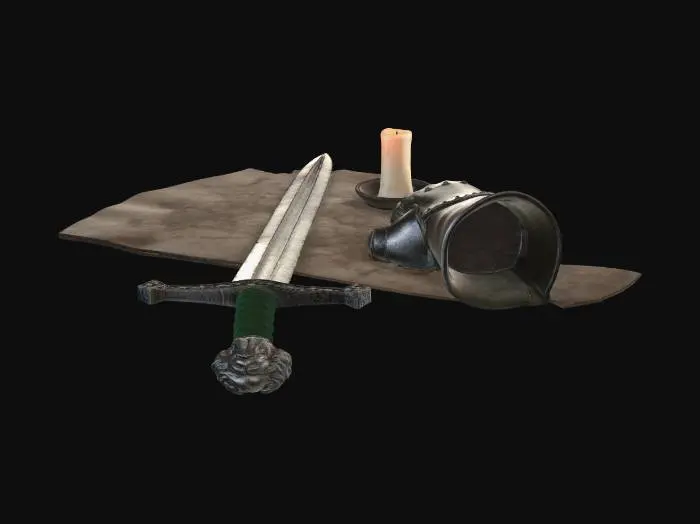 3D model for The Knight's Map