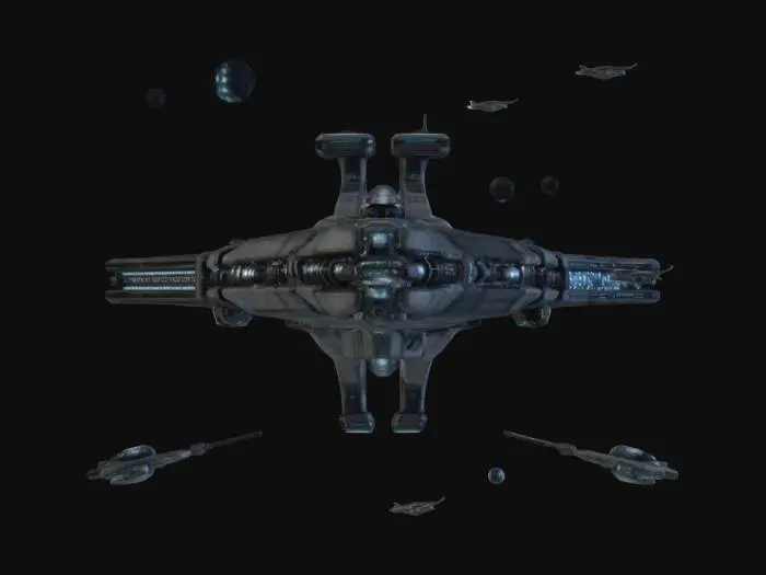 3D model for Orbital Armada Over Earth