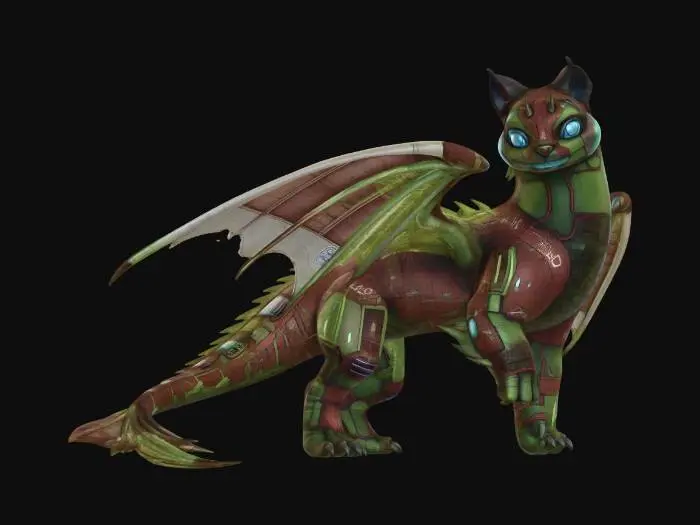 3D model for Crimson Emberwing