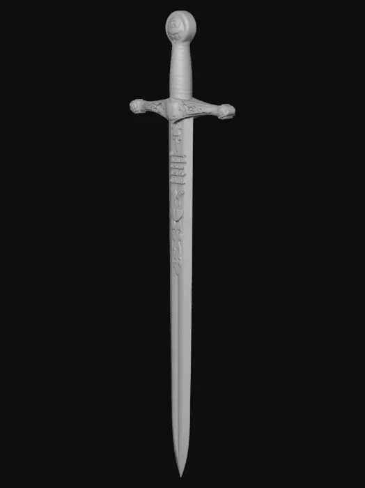 3D model for Templar Sword